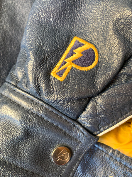 Vintage 90's University of Michigan Leather Jacket