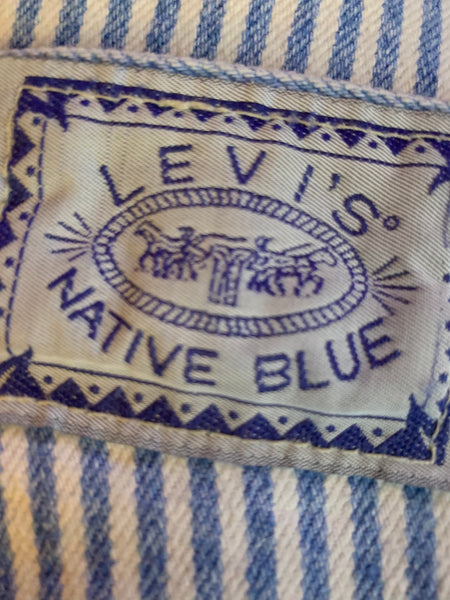 1980's Women's Native Blue Striped Levi's