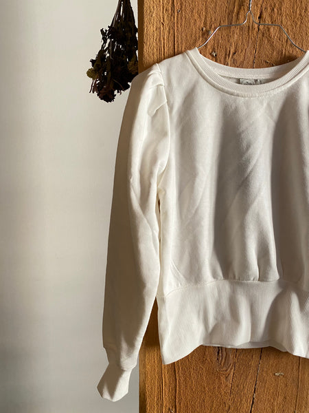 Ivory French Terry Sweatshirt