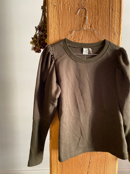 Olive French Terry Sweatshirt