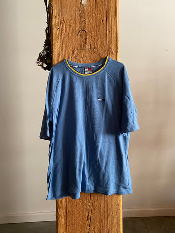 Vintage 90's Baby Blue Short Sleeve Shirt