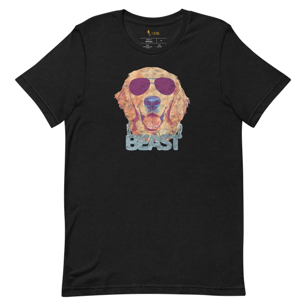 Golden Beast Distressed T-shirt