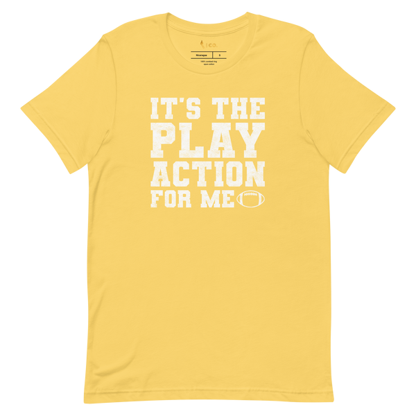 Play Action White Unisex t-shirt